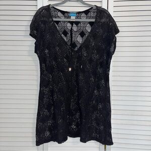DOTTI Black Swimsuit Coverup / Size M